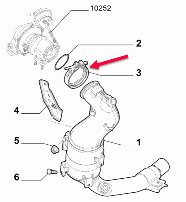 Udstødnings Clamps 74mm FIAT PANDA (312, 319) 0.9 (312PXP1A) 312 A4.000