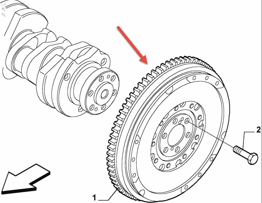 Svinghjul inkl. Koblingssæt ALFA ROMEO 147 (937) 1.9 JTDM 16V (937.AXN1B, 937.BXN1B) 937 A5.000