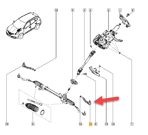 Styrekugle RENAULT KADJAR (HA, HL) 1.3 TCe 140 (HLNB, HLN1) H5H 470