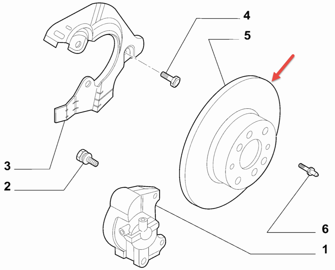 Bremseskive For ALFA ROMEO 155 (167) 2.0 T.S. 16V (167.A2G) AR 67299
