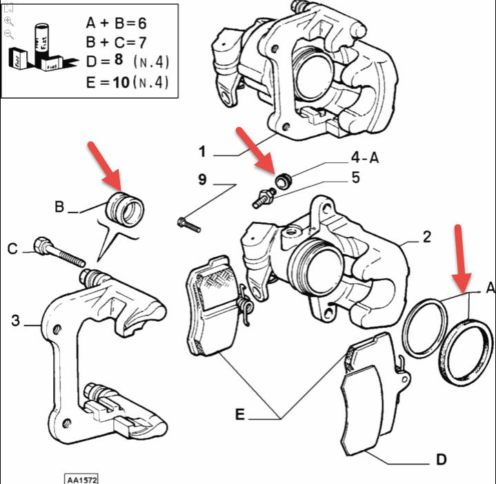 KIT BREMSER ALFA ROMEO 156 (932) 1.6 16V T.SPARK (932.A4, 932.A4100) AR 32103