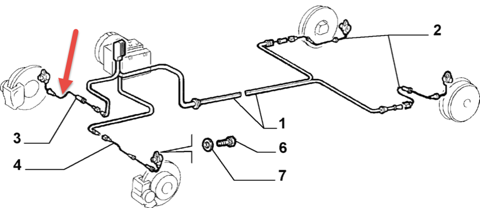 Abs føler ALFA ROMEO 156 (932) 1.6 16V T.SPARK (932.A4, 932.A4100) AR 32103