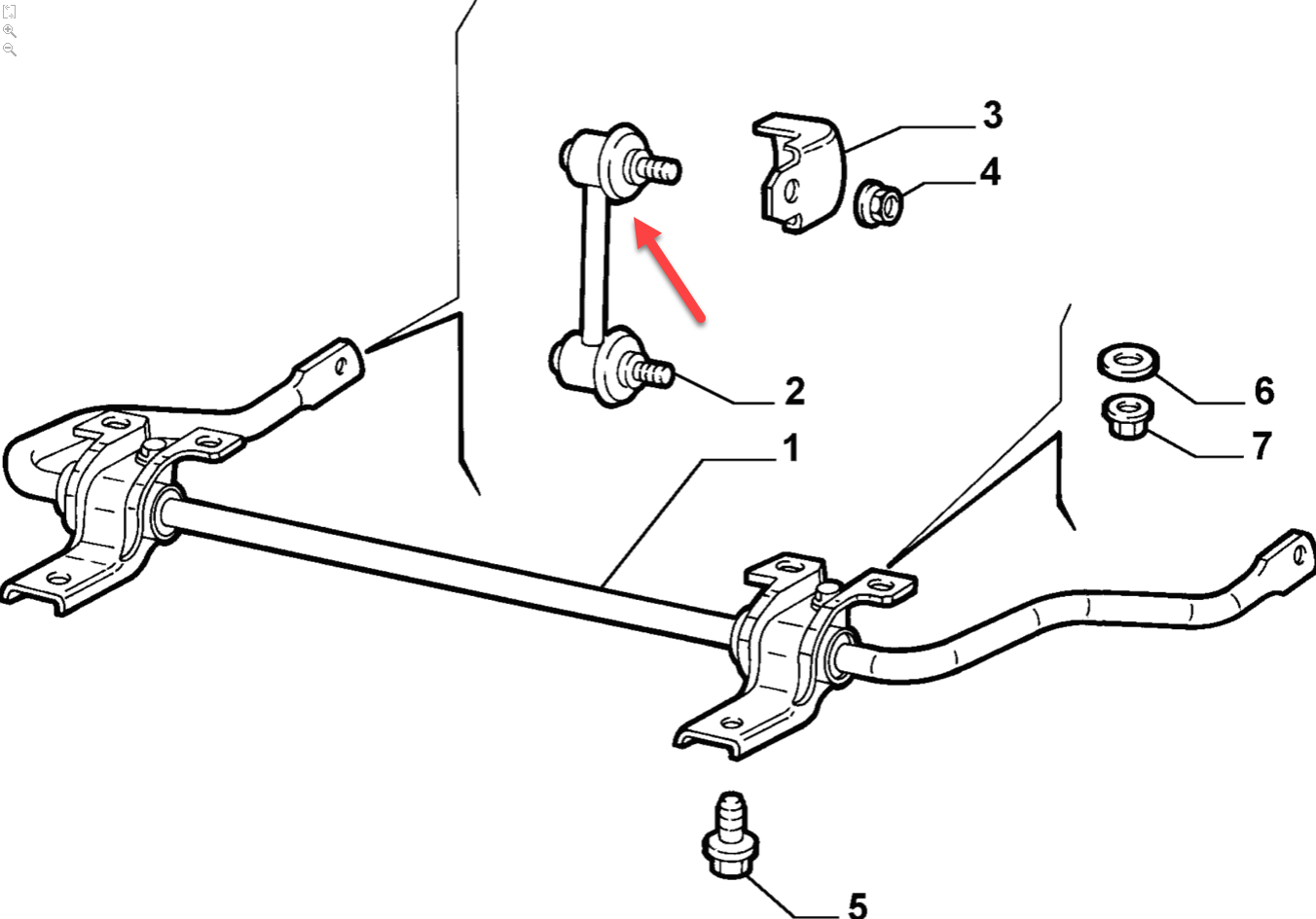 Stabilisatorarm FIAT DOBLO Kassevogn / MPV (223) 1.2 (223ZXA1A) 223 A5.000