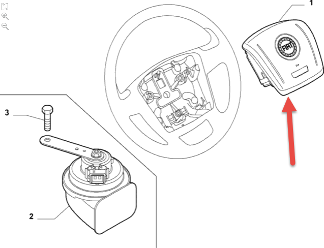 Horn kontakt FIAT DUCATO Bus (250, 290) 115 Multijet 2,0 D 250 A1.000