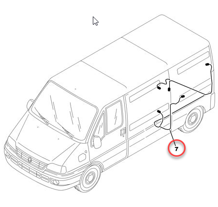 Ledningsnet Jumper Ii CITROËN JUMPER I Chassis (230) 2.5 TDi THX (DJ5TED)