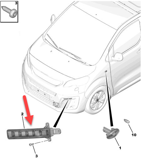 Kørelys CITROËN JUMPY III Chassis (V) 2.0 BlueHDi 120 AHK (DW10FE)