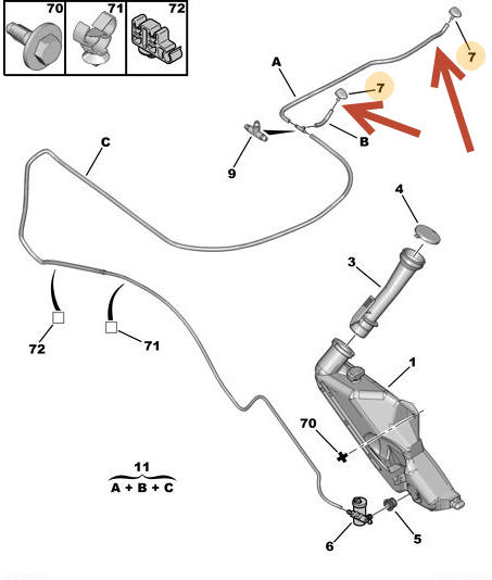 Sprinklerdyse PEUGEOT 206 hatchback (2A/C) 1.9 D WJZ (DW8)