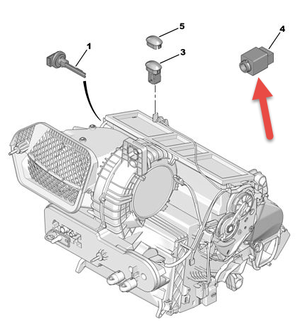 Føler For Hygrometer CITROËN C5 II Break (RE) 2.0 16V (RERFJB, RERFJC) RFJ (EW10A)