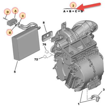 Fordamper ventil PEUGEOT 307 Break (3E) 2.0 RFN (EW10J4)