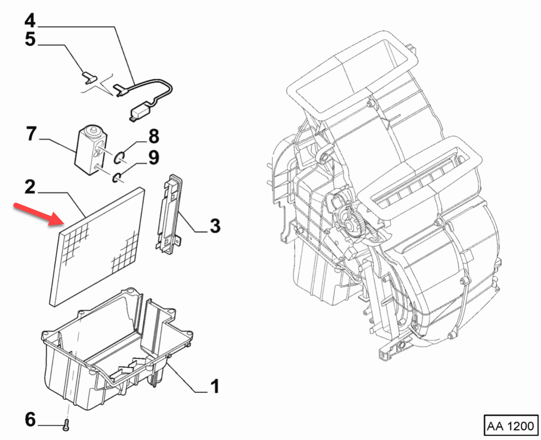 Pollenfilter FIAT 500 C (312) 1.4 (312CXC1B, 312AXC1B) 169 A3.000