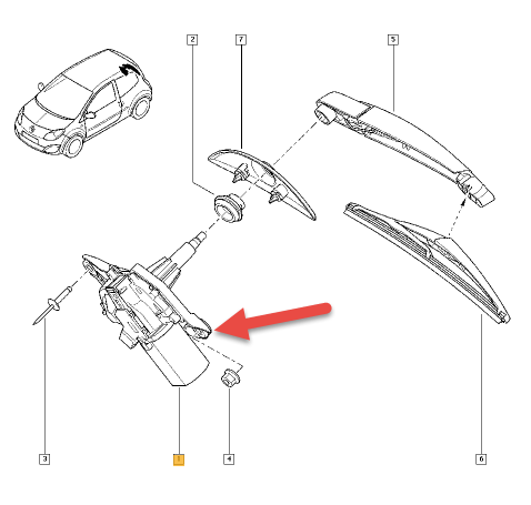 Viskermotor RENAULT CLIO III Grandtour (KR0/1) 1.5 dCi K9K 770