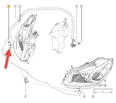 Sprinklerdyse RENAULT CLIO III (BR0/1, CR0/1) 2.0 16V Sport (CR0N, CR1P) F4R 830