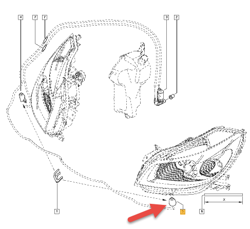 Sprinklerdyse RENAULT CLIO III (BR0/1, CR0/1) 2.0 16V Sport (CR0N, CR1P) F4R 830