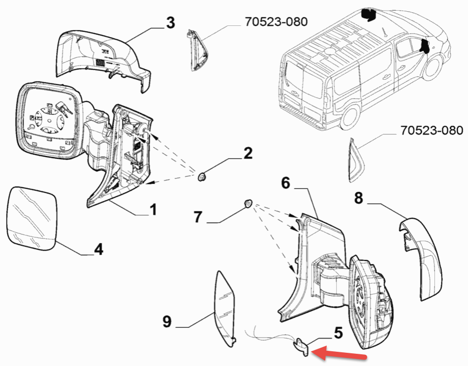 Temperaturføler RENAULT CLIO III Grandtour (KR0/1) 1.5 dCi K9K 770