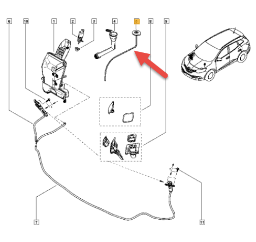 Sprinklerdæksel RENAULT KADJAR (HA, HL) 1.5 dCi 110 K9K 647