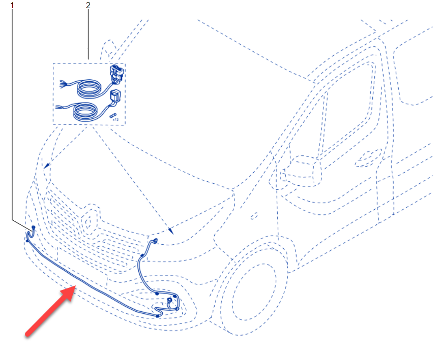 Led-net tågelygter RENAULT TRAFIC III kasse (FG) 2.0 dCi 145 (FGML) M9R 710