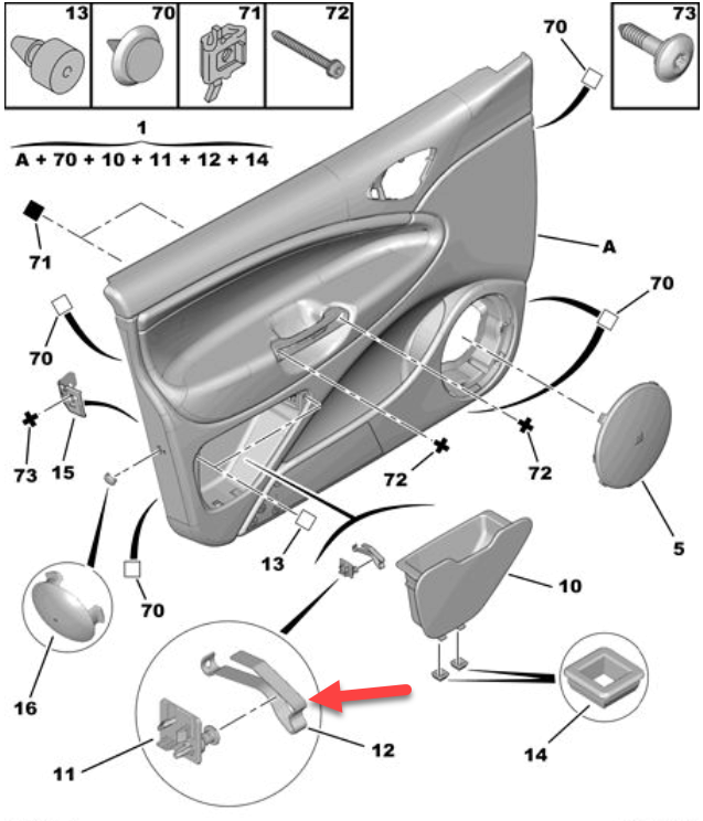 Clips CITROËN C5 I Break (DE) 2.0 HDi (DERHZB, DERHZE) RHZ (DW10ATED)