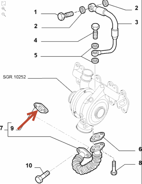Pakning FIAT DOBLO Kassevogn / MPV (223) 1.2 (223ZXA1A) 223 A5.000