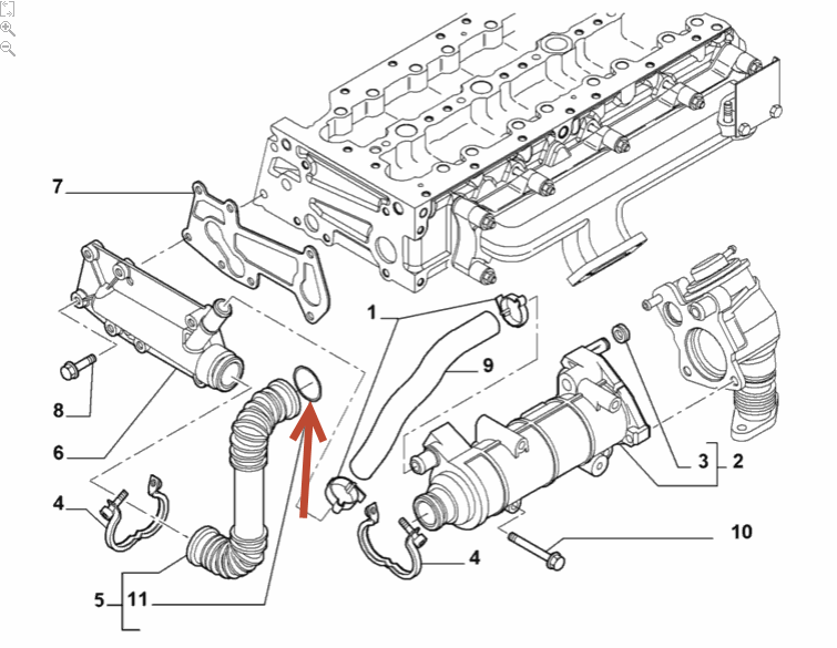 Pakning Ducato 3,0 FIAT DUCATO Chassis (250, 290) 180 Multijet 3,0 D F1CE3481E