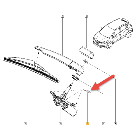Popnitte RENAULT MEGANE I Coach (DA0/1) 2.0 16V IDE (DA03, DA0P, DA14) F5R 740