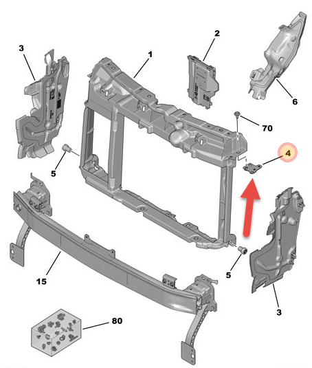 Holder CITROËN C3 II (SC) 1.4 K6E (TU3A)