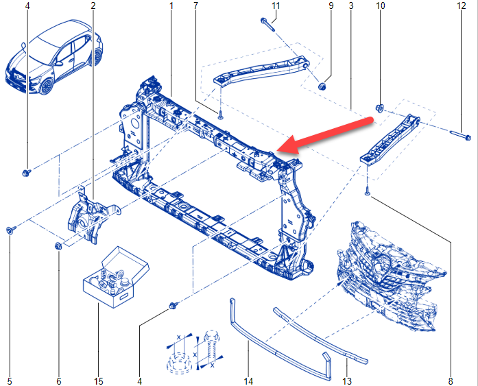 Lygteopstilling RENAULT CLIO V (BF) 1.5 Blue dCi 85 (B7AG) K9K 854