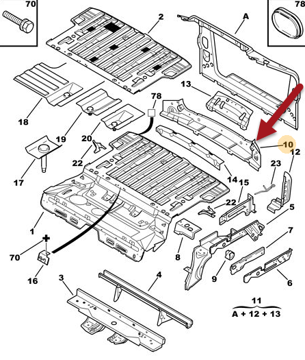 Bagpanel CITROËN XSARA Break (N2) 1.4 HDi 8HX (DV4TD)