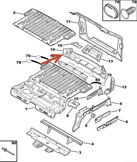 Bagpanel CITROËN XSARA Break (N2) 1.4 HDi 8HX (DV4TD)