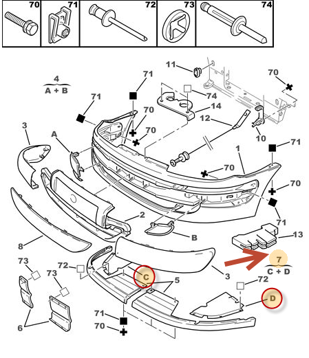 Afdækning CITROËN XSARA Break (N2) 1.4 HDi 8HX (DV4TD)