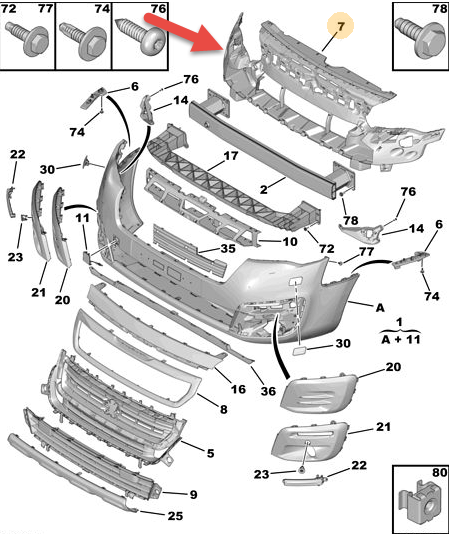 Holder CITROËN BERLINGO MULTISPACE (B9) 1.6 BlueHDi 100 BHY (DV6FD)
