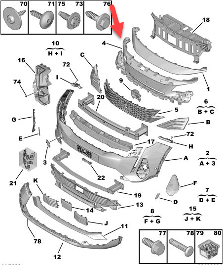 Holder PEUGEOT 5008 II (MC, MJ, MR, M4) 1.6 BlueHDi 115 BHX (DV6FC)