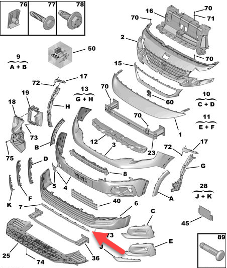 Liste PEUGEOT RIFTER 1.5 BlueHDi 130 YHZ (DV5RC)