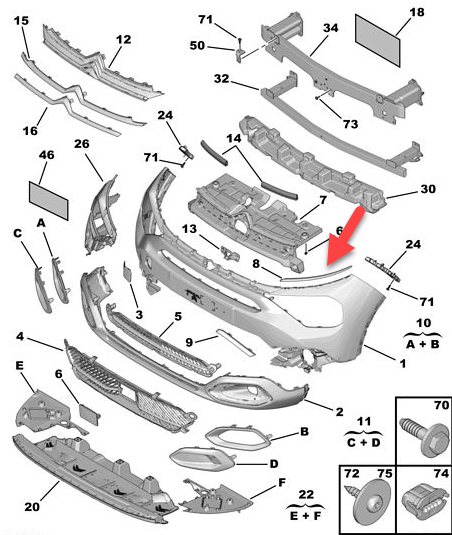 Liste CITROËN C4 III (BA, BB, BC) 1.2 PureTech 155 (BAHNNB, BAHNJD) HNJ (EB2ADTXM)