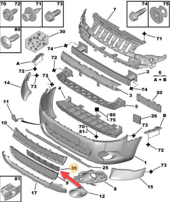 Dækplade CITROËN BERLINGO MULTISPACE (B9) 1.6 BlueHDi 100 BHY (DV6FD)