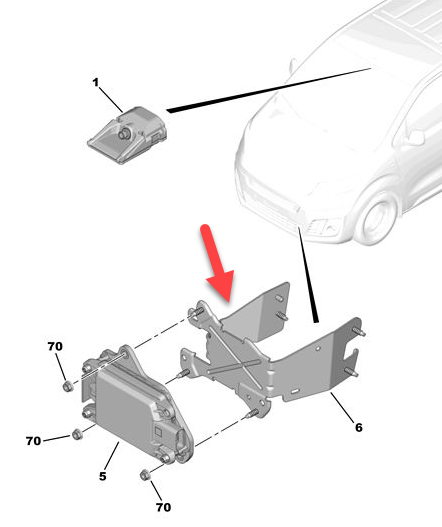 Holder CITROËN JUMPY III Bus (V) 1.6 BlueHDi 115 BHX (DV6FCU)