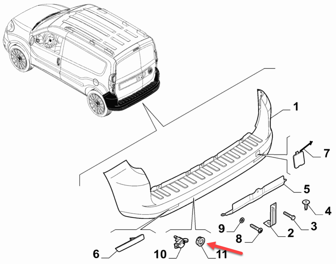 Ring FIAT DOBLO Van (263) 1.3 D Multijet 199 A3.000