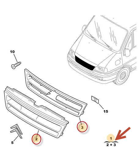 Gitter CITROËN JUMPER I Chassis (230) 2.5 TDi THX (DJ5TED)