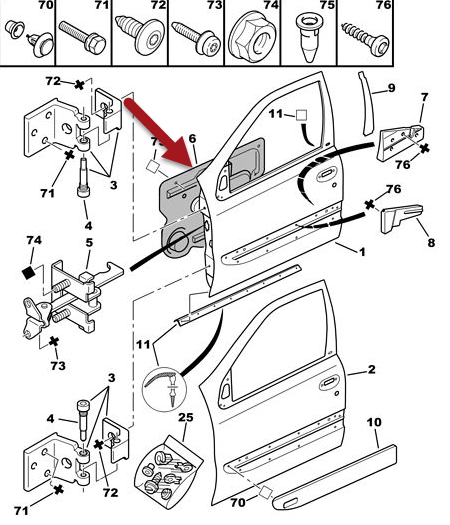 Dørfolie.XSARA 3dørs CITROËN XSARA Break (N2) 1.4 HDi 8HX (DV4TD)