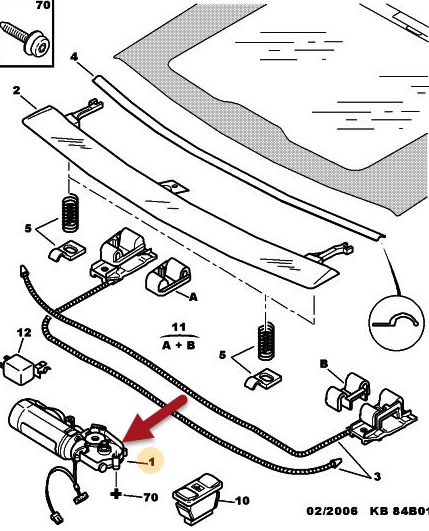 Motor f/soltag PEUGEOT 206 hatchback (2A/C) 2.0 S16 RFN (EW10J4)